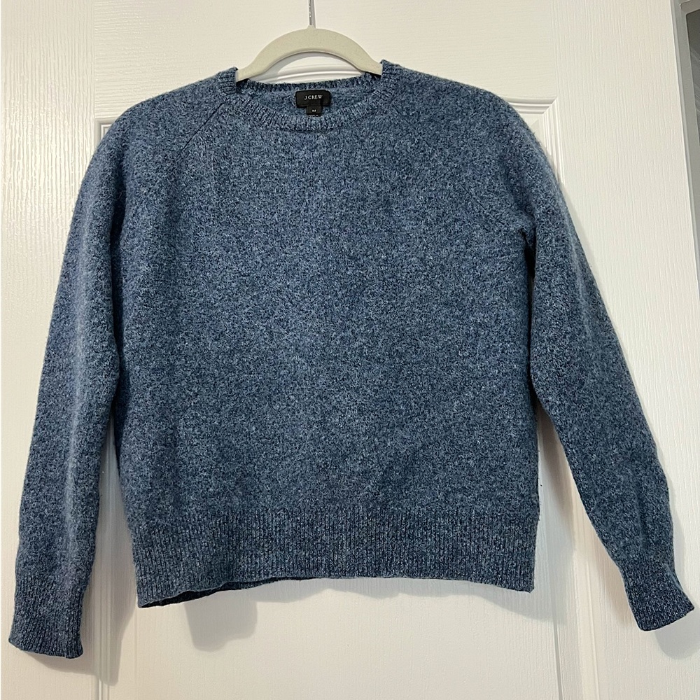 J. Crew Blue Lambswool Sweater